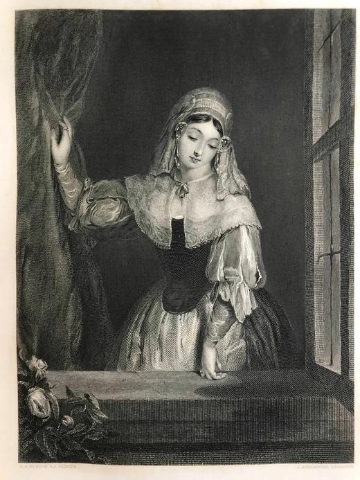 33*25cm！1852年 艺术杂志 数百幅版画插图 真皮精装大16开 商品图4