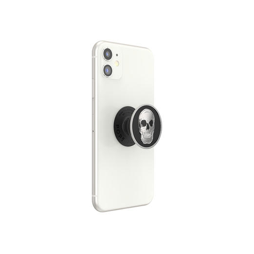 【POPGRIP泡泡骚】手机粘贴式支架 Enamel金属珐琅系列 骷髅银币万圣节 商品图2