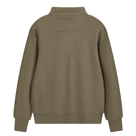 自由基地370克珠地棉半拉链立领卫衣男女同款多色可选日常休闲服 NMJ-2019 商品图3