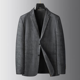 【新款DDA】大依优型品质西服外套商务夹克男宽松加肥加大码上衣胖子正装休闲