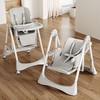【宝宝“头等舱”，多功能餐椅】秋千餐椅摇椅餐椅 可折叠幼婴儿童餐桌摇篮二合一 学坐椅摇摇椅-QQ 商品缩略图9