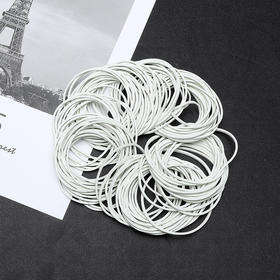 【20根直径41mm】 越南橡皮筋 白色色环保橡胶圈 耐高温抗老化牛皮圈捆扎橡皮圈牛皮筋