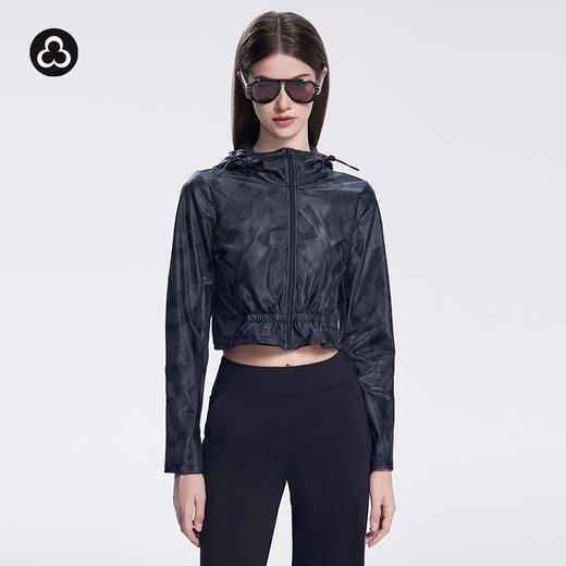 TITIKA ACTIVE 轻机能反光拉链外套 秋冬宽松短款休闲运动夹克上衣31178 商品图0