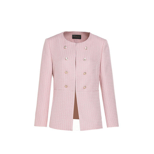 乔万尼小香风粉色短外套新品高级感EM3B370 商品图4