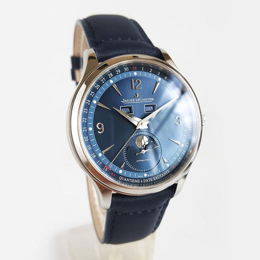 【95新正品】Jaeger-LeCoultre 积家大师系列Q4148480自动机械机芯40MM（男款）精钢日期显示、星期显示、月份显示、月相显示 130924NJM01 商品图2