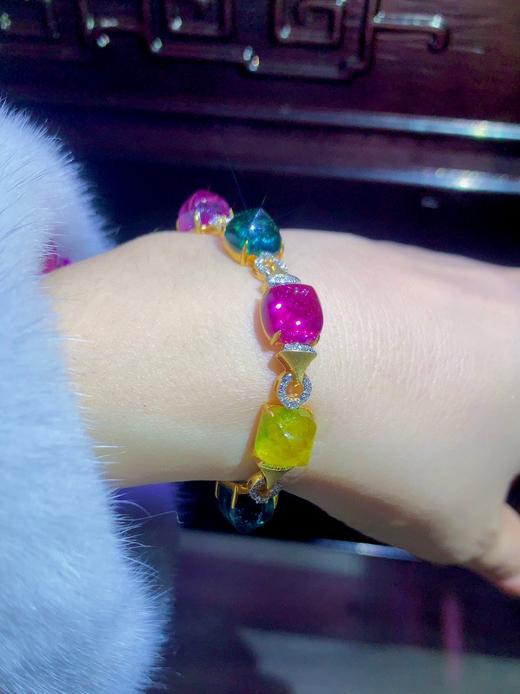 27.55ct 碧玺手链 商品图2