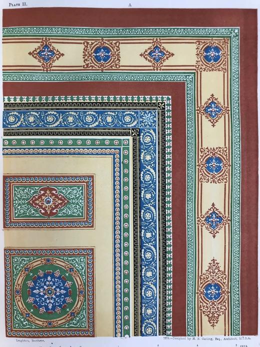 33*25cm！1855年 艺术杂志 数百幅版画插图 真皮精装大16开 商品图3