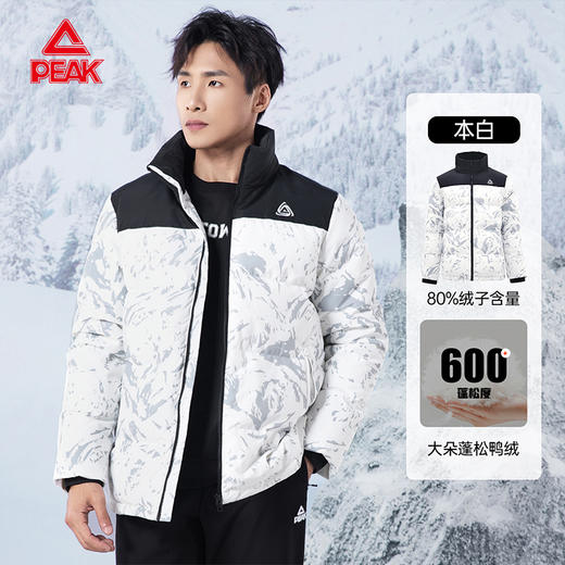 匹克防寒中厚羽绒服外套男秋冬2024新款短款加绒保暖面包服短款DF544481 商品图6