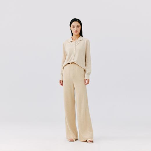 东黎 •小山羊绒女士秋冬翻领衬衫 4717 商品图2