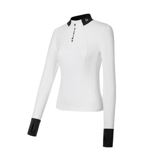 TITIKA ACTIVE 抓绒立领紧身长袖T恤 早秋运动瑜伽健身休闲立领上衣女21174 商品图4