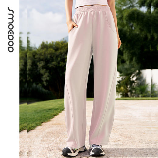 SMOEDOD/水沐伊朵软糯空气感阔腿裤秋冬百搭休闲运动瑜伽跑步6603 商品图2