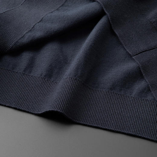 【新款DPF】大依优型V领毛衣针织短袖背心休闲针织衫毛背心加肥加大上衣男士胖子大码毛衫t恤打底 商品图3