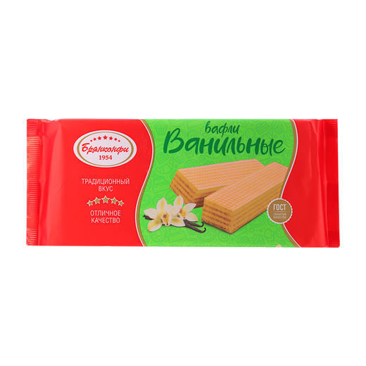 俄罗斯进口斯拉贡巧克力牛奶味威化饼干 商品图2