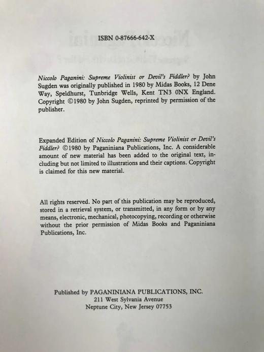 帕格尼尼：他的生平与时代 约百幅插图 精装16开 商品图3