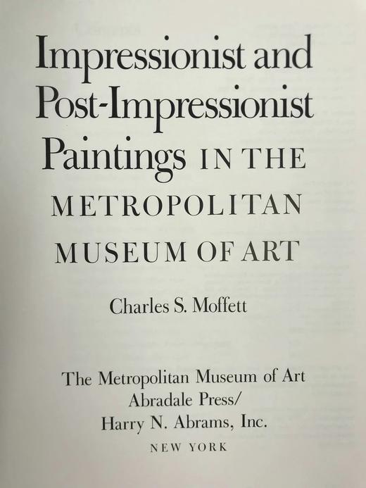 大都会博物馆印象派与后印象派藏画图集 172幅彩色插图 精装8开 商品图3