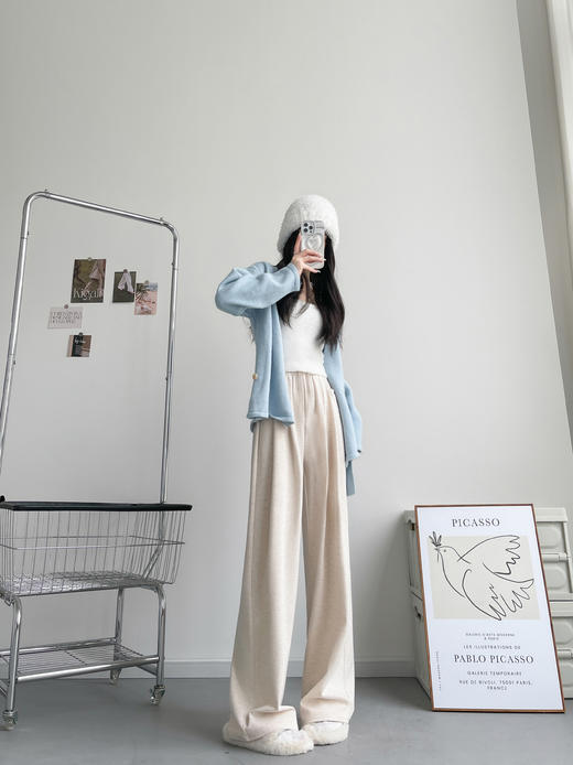 【29元限时秒杀】【秀黛】女羊绒糯米长裤女春秋长裤L3553004T【门店同款】 商品图7