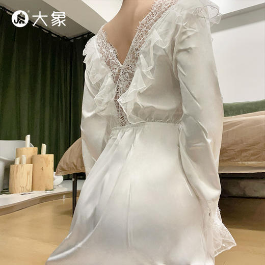 【双旦狂欢·钜惠来袭】【轻奢情趣内衣】大象甜美公主睡裙 丝滑缎面 法式轻奢 商品图5
