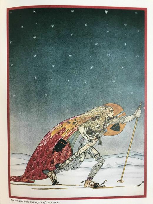 丹麦怪杰凯·尼尔森经典彩色图！东边太阳西边月：北欧老故事集 精装16开 商品图10