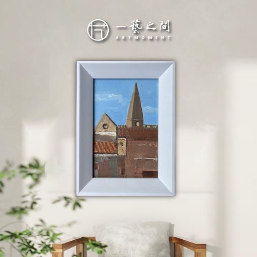 孙洪敏《印象-欧洲7》油画 20CMx30CM 约0.54平尺（已装框）【原作编号YH0017】 商品图2