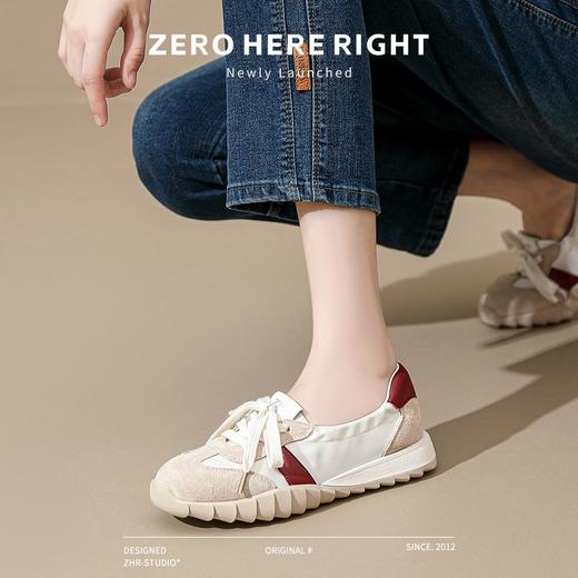 ZHR则则浅口平底德训女鞋2024新款夏季透气薄款运动鞋百搭休闲鞋 商品图6