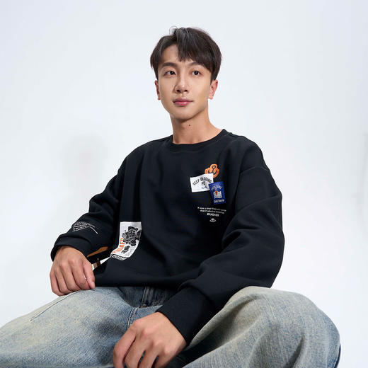 深海 热感卫衣 Hot 黑色 商品图2