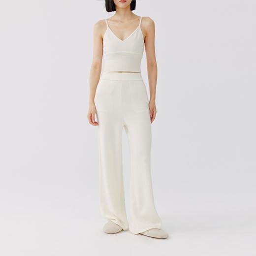 东黎 • 秀场同款山羊绒 女士秋冬尚流双韵拖地阔腿裤 4251 商品图1