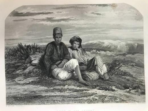 33*25cm！1852年 艺术杂志 数百幅版画插图 真皮精装大16开 商品图3