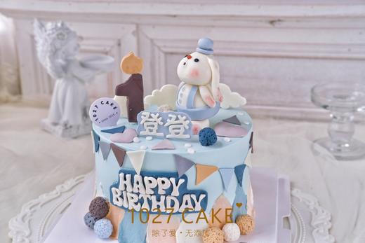 1027CAKE |  周岁 小兔子  手工翻糖公仔（需提前2天预订） 商品图4