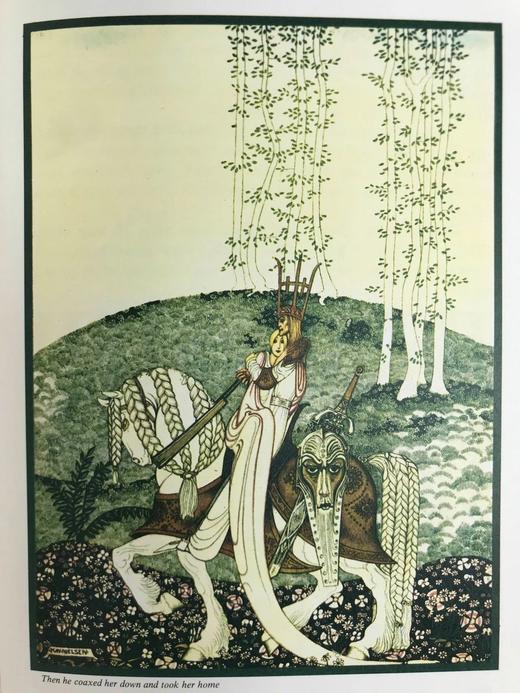 丹麦怪杰凯·尼尔森经典彩色图！东边太阳西边月：北欧老故事集 精装16开 商品图11