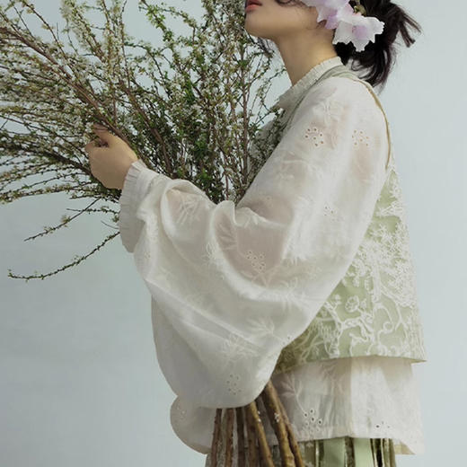 裁缝学苑AS336短马甲八分马面裙立领衬衫套装纸样女装三件套裁剪 商品图4