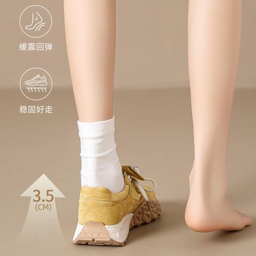 ZHR则则网布透气运动鞋厚底增高女鞋德训鞋2024秋季ins百搭休闲鞋 商品图4