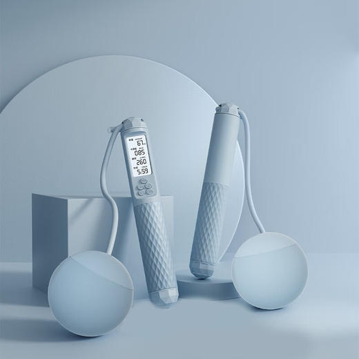 Umay佑美亚运无绳跳绳减肥运动专用计数专业燃脂负重款成人绳子TS50硅胶球 硅胶大球无绳 商品图0