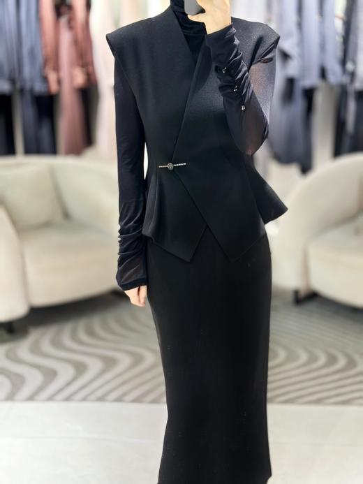 漆黑色马夹HJ3HA02 商品图3