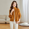 CC-16-9131新款春秋立领拉链休闲毛衣外套女宽松好看洋气针织开衫 商品缩略图0