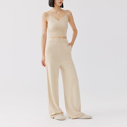 东黎 • 秀场同款山羊绒 女士秋冬尚流双韵拖地阔腿裤 4251 商品图4