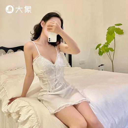 【双旦狂欢·钜惠来袭】【轻奢情趣内衣】大象蝴蝶飞飞睡裙 纯欲浪漫 亲肤柔软 商品图5