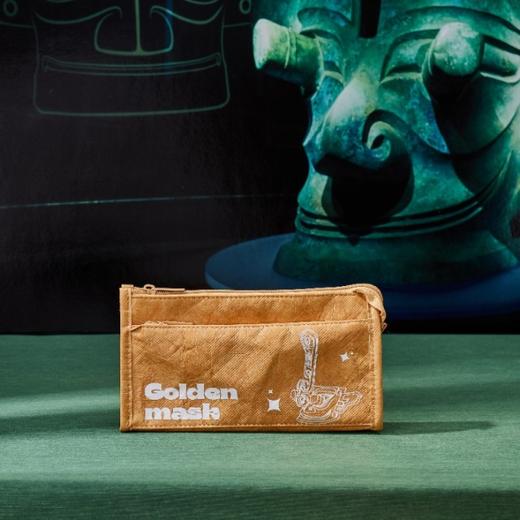 三星堆杜邦纸文具袋-纵目 商品图0