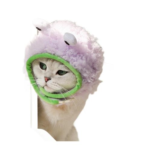 猫咪头套怪兽围脖宠物生日装扮拍照道具变装头饰配饰可爱搞怪 商品图4