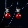 【鸿运】阿卡珊瑚耳钉-SH12406089 商品缩略图0