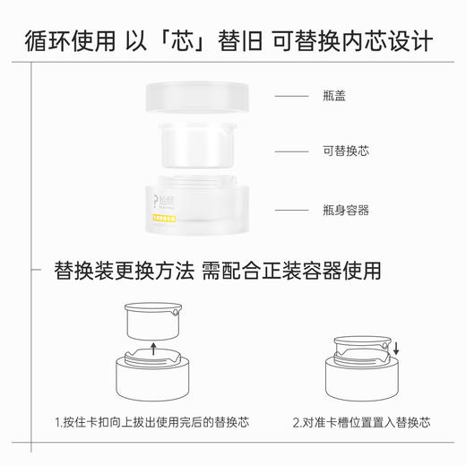拾颜乳糖酸精华面霜02  紧致抗皱 高保湿 乳糖酸 二裂酵母 甘油葡糖苷 油包水  【替换装只适合圆形外壳，首次购买请拍正装】 商品图5