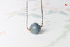 【墨舞轻纱】和田墨玉青花籽料圆珠项链 商品缩略图3