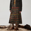 谜底两件套半身裙2024冬新品复古原创印花围裹式长半裙244MB1677 商品缩略图0