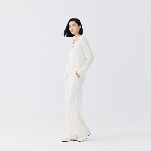 东黎 •小山羊绒女士秋冬翻领衬衫 4717 商品图1