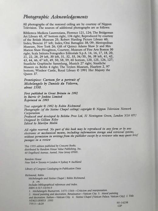 米开朗基罗与西斯廷教堂的创作 142幅彩色插图 精装大16开 商品图4