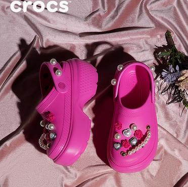 CROCS洞洞鞋 雪屋Clog 热辣粉209347-6TW 商品图0