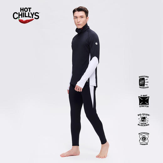 Hotchillys热椒8K磨毛滑雪高领功能保暖内衣裤男士户外运动速干HCA9411/9415 商品图2