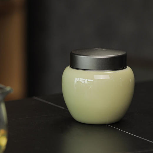 龙泉青瓷米黄釉飞青瓷，办公杯&茶仓&水洗 联合国非遗产名录唯一瓷类，被日本封为国宝的飞青遇见经典米黄釉，烧制具有古龙泉窑典范的现代实用青瓷器 商品图5