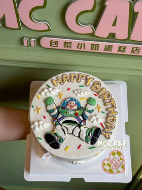 玩具总动员/巴斯光年手绘蛋糕