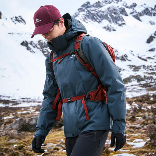 【标准版】拓路者游隼冲锋衣男春秋季新款户外防水防风东丽硬壳登山服耐磨爬山外套单冲 商品图2