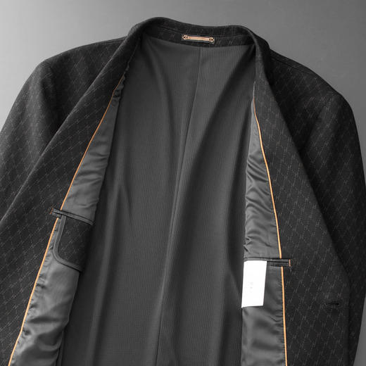 【新款DDA】大依优型品质西服外套商务夹克男宽松加肥加大码上衣胖子正装休闲 商品图5